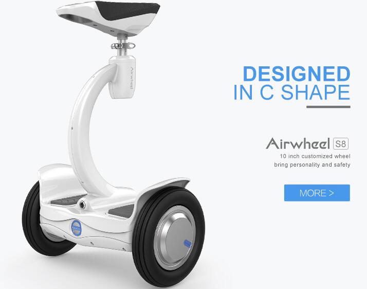 Airwheel scooter eléctrico auto-equilibrio nació, caracterizado por un bajo consumo de energía, emisiones cero y portabilidad.